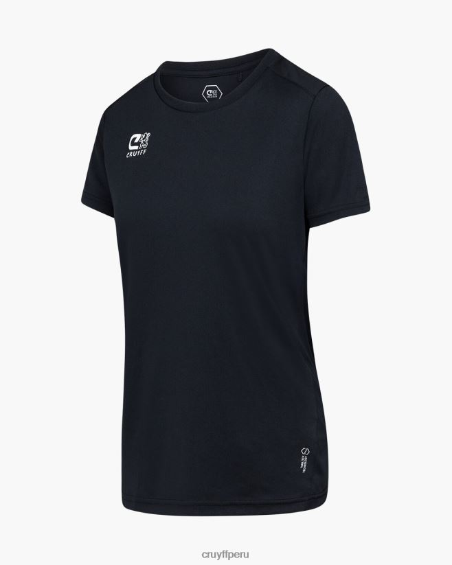 educación física Cruyff camiseta de entrenamiento negro 42TR201007 mujer camisa