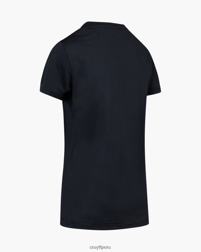 educación física Cruyff camiseta de entrenamiento negro 42TR201007 mujer camisa