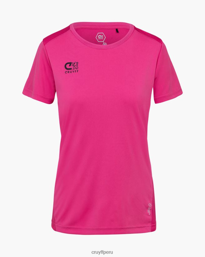 educación física Cruyff camiseta de entrenamiento púrpura 42TR201019 mujer camisa
