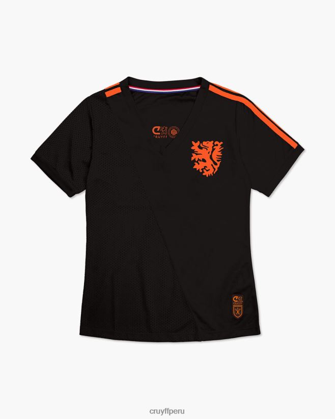 educación física Cruyff camiseta euro negro 42TR20798 mujer camiseta