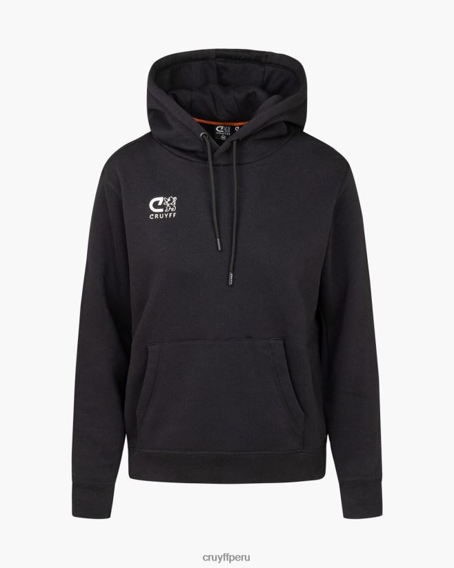 educación física Cruyff sudadera con capucha core negro 42TR201063 mujer sudadera