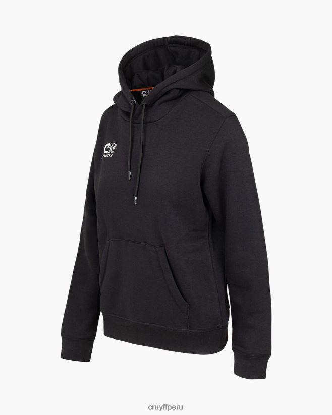 educación física Cruyff sudadera con capucha core negro 42TR201063 mujer sudadera