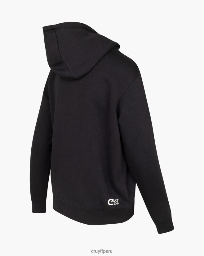 educación física Cruyff sudadera con capucha core negro 42TR201063 mujer sudadera