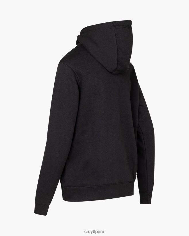 educación física Cruyff sudadera con capucha core negro 42TR201063 mujer sudadera
