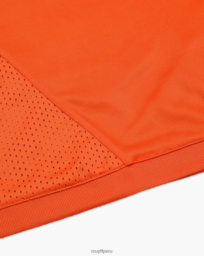 educación física Cruyff top corto euro naranja 42TR20845 mujer camiseta